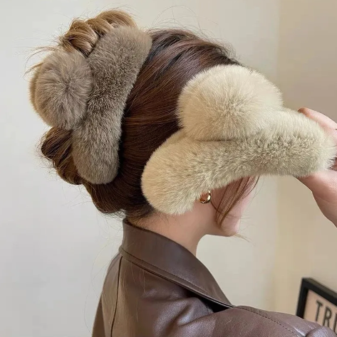 Fur hair clip