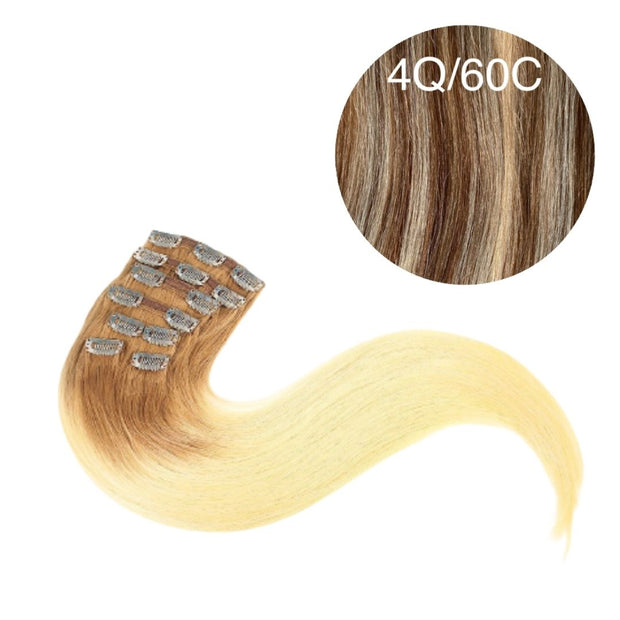 Hair Clips Color _4Q/60C GVA hair_Luxury line.