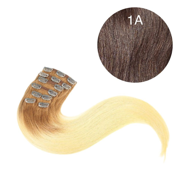Hair Clips Color 1A GVA hair_Luxury line.