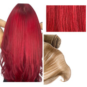Wefts Hand Tied Red Brown New
