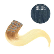 Hair Clips Color BLUE GVA hair_One donor line.