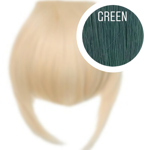 Bangs Color GREEN GVA hair_One donor line.