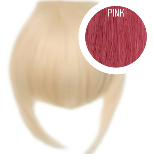 Bangs Color PINK GVA hair_One donor line.