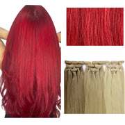 Tapes Red Brown GVA Hair New