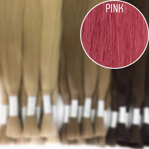 Raw Cut / Bulk Hair Color PINK GVA hair_One donor line.