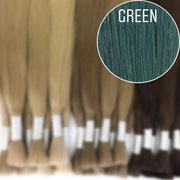 Raw Cut / Bulk Hair Color GREEN GVA hair_One donor line.