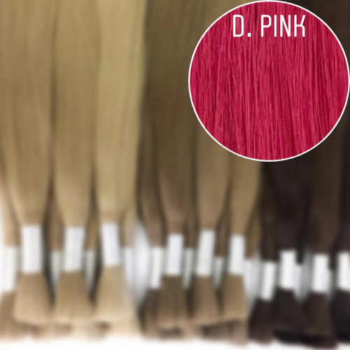 Raw Cut / Bulk Hair Color D. PINK GVA hair_One donor line.