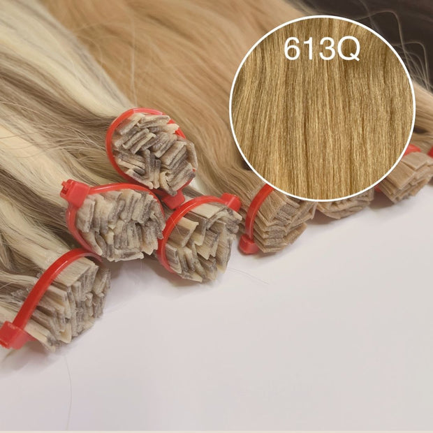 Hot Fusion, Flat Tip Color 613Q GVA hair_Luxury line.