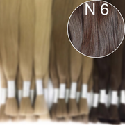 Raw Cut / Bulk Hair Color 6 GVA hair_One donor line.