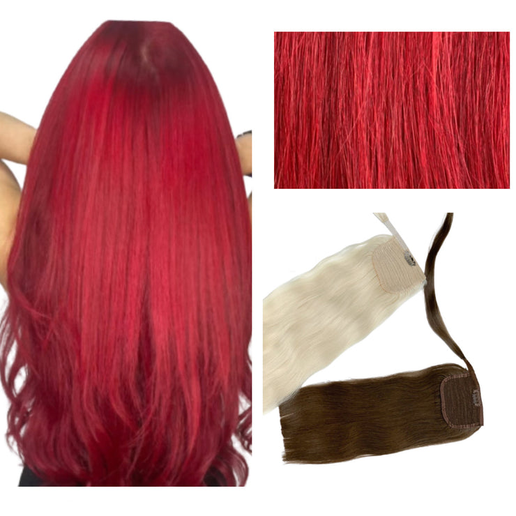 Ponytail Red Brown New