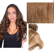 Wefts Hand Tied Black and Dark Brown GVA Hair New