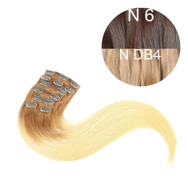 Hair Clips Color _6/DB4 GVA hair_One donor line.