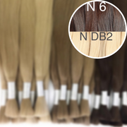 Raw Cut / Bulk Hair Color _6/DB2 GVA hair_One donor line.