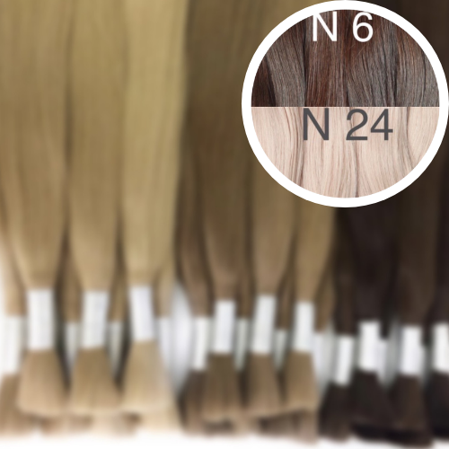 Raw Cut / Bulk Hair Color _6/24 GVA hair_One donor line.