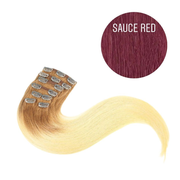 Hair Clips Color SAUCE RED GVA hair_One donor line.