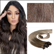 Micro Link Black and Dark Brown GVA Hair