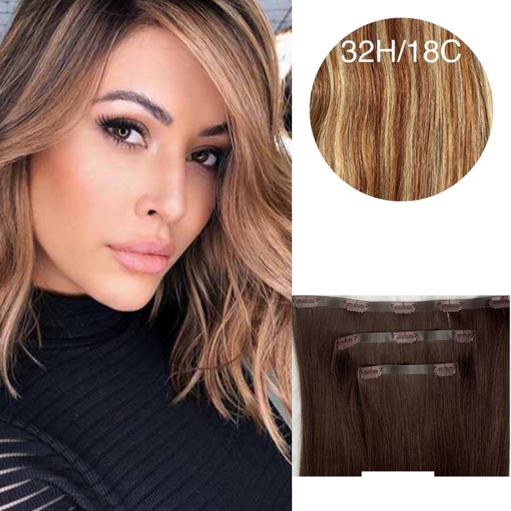 Clips Flat Weft color Highlight