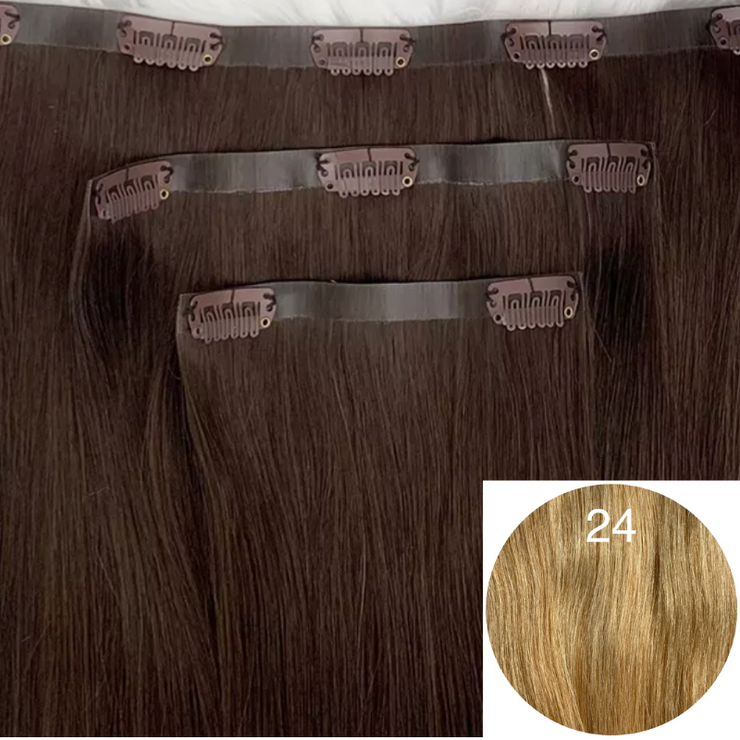 Clips Flat Weft color 24 Luxury line