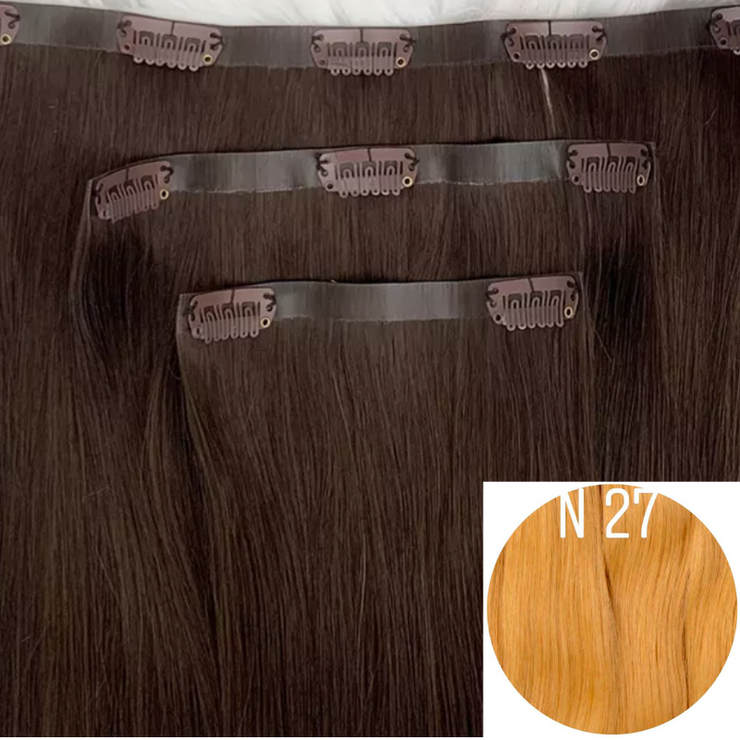 Clips Flat Weft color 27 Luxury line