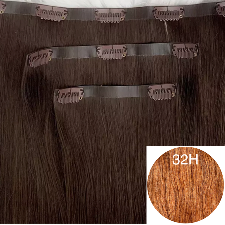 Clips Flat Weft color 32H Luxury line
