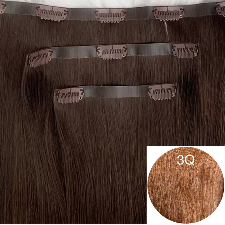 Clips Flat Weft color 3Q Luxury line