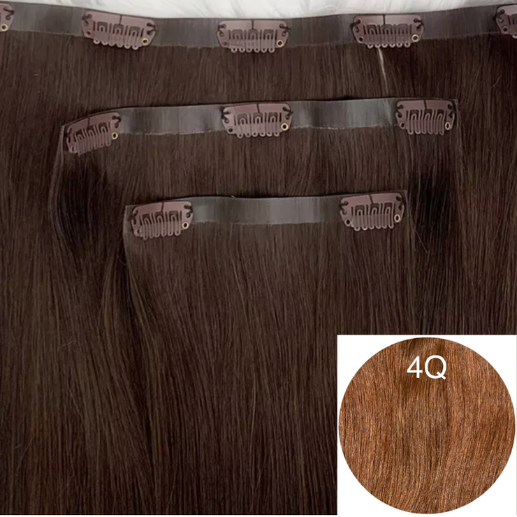 Clips Flat Weft color 4Q Luxury line