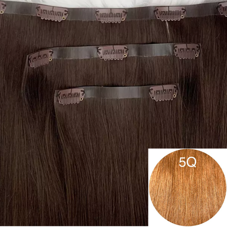 Clips Flat Weft color 5Q Luxury line