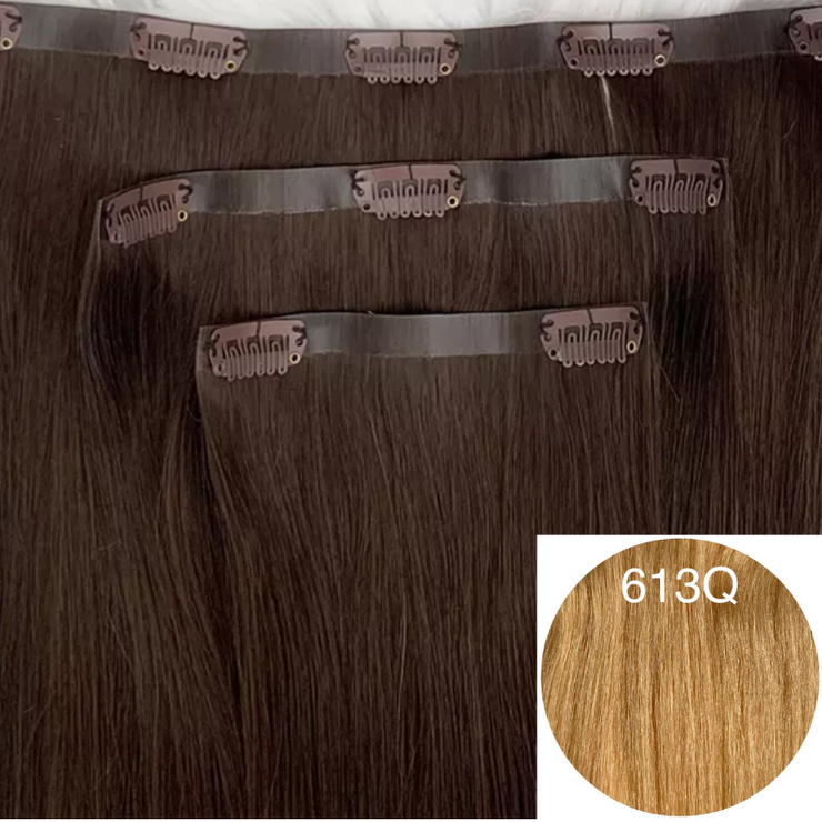 Clips Flat Weft color 613Q Luxury line