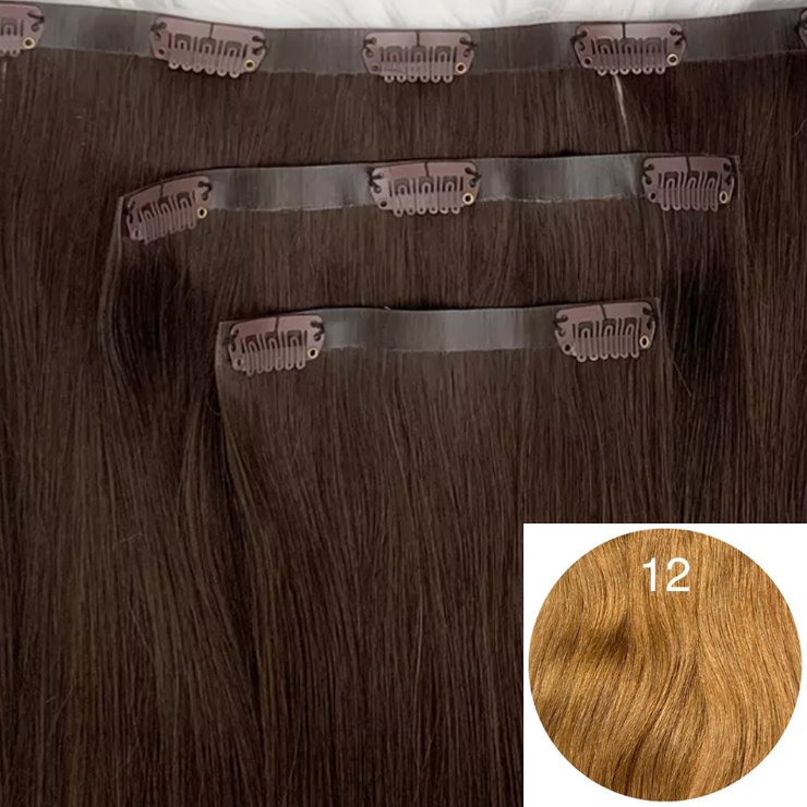 Clips Flat Weft color 12 Luxury line
