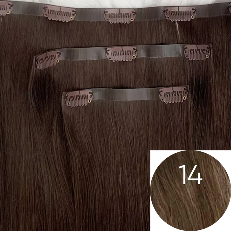 Clips Flat Weft color 14 Luxury line