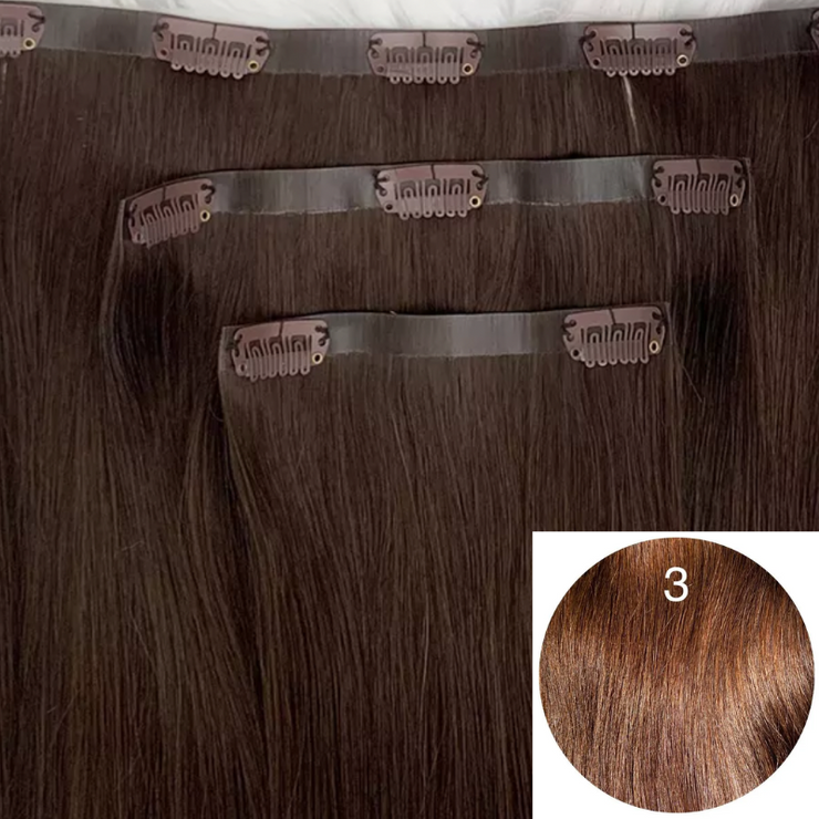 Clips Flat Weft color 3 Luxury line