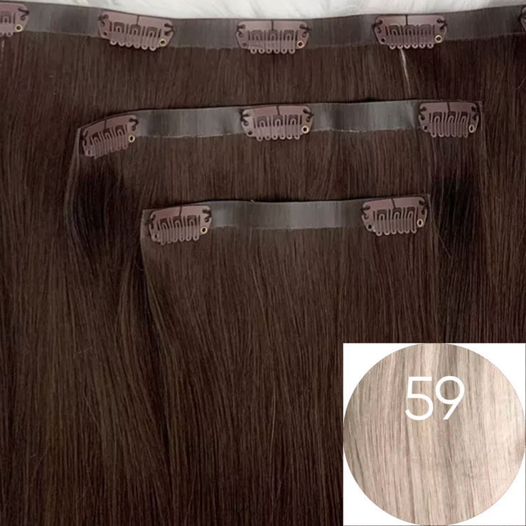 Clips Flat Weft color 59 Luxury line