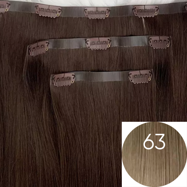 Clips Flat Weft color 63 Luxury line