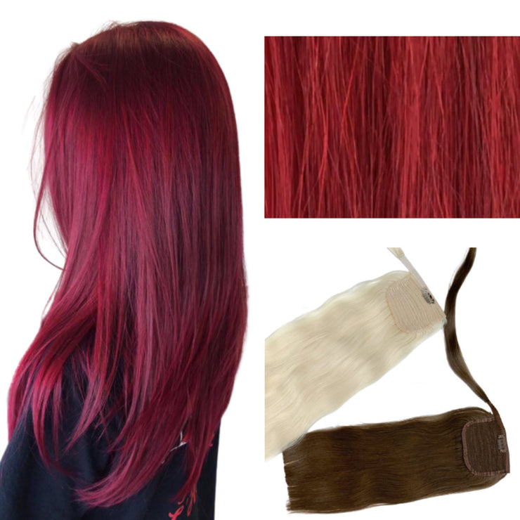 Ponytail Red Brown New