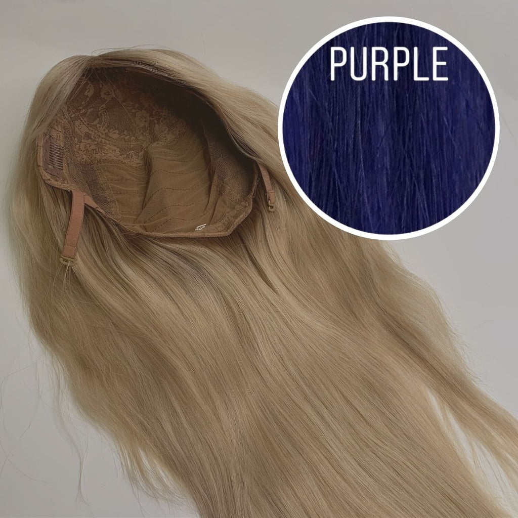 Wigs Color PURPLE GVA hair_One donor line.