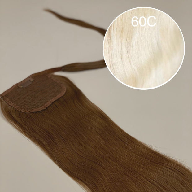 Hair Ponytail Color 60C GVA hair_Luxury line.