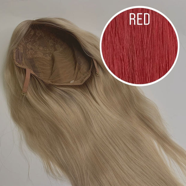 Wigs Color RED GVA hair_One donor line.