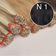 Hot Fusion, Flat Tip Color 1 GVA hair_Luxury line.