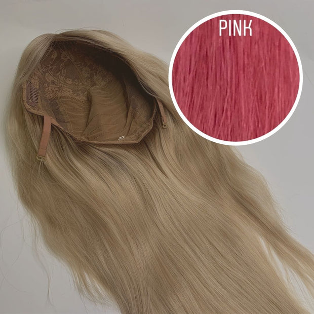 Wigs Color PINK GVA hair_One donor line.