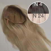 Wigs Color _4/24 GVA hair_One donor line.