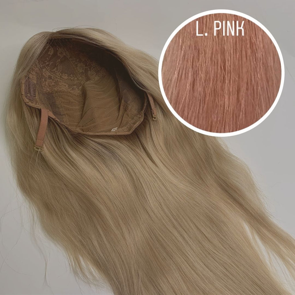 Wigs Color L. PINK GVA hair_One donor line.