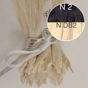 Y tips Color _2/DB2 GVA hair_One donor line.