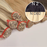 Hot Fusion, Flat Tip Color _2/DB2 GVA hair_One donor line.