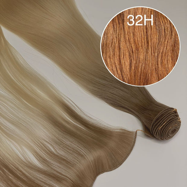 Hair Wefts Hand tied / Bundles Color 32H GVA hair_Luxury line.