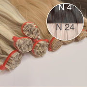 Hot Fusion, Flat Tip Color _4/24 GVA hair_One donor line.
