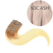 Hair Clips Color 60C ASH GVA hair_Luxury line.
