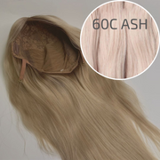 Wigs Color 60C ASH GVA hair_Luxury line.