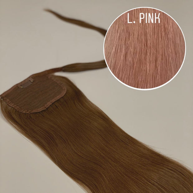 Hair Ponytail Color L. PINK GVA hair_One donor line.