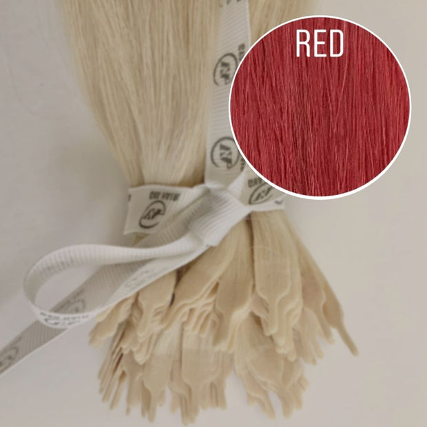 Y tips Color RED GVA hair_One donor line.