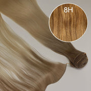 Hair Wefts Hand tied / Bundles Color 8H GVA hair_Luxury line.